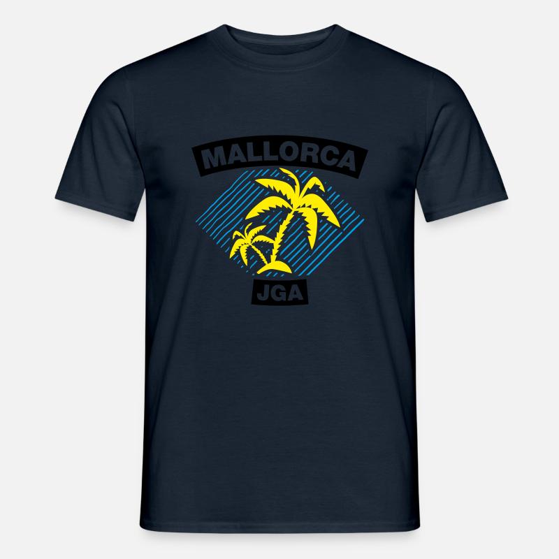 Mallorca – JGA unter Palmen - Männer T-Shirt - Navy