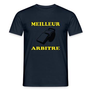 Meilleur arbitre - T-shirt homme - marine - Devant - AI Model Male 178 light (178cm)
