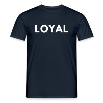 Loyauté loyale - T-shirt homme - marine - Devant - AI Model Male 178 light (178cm)