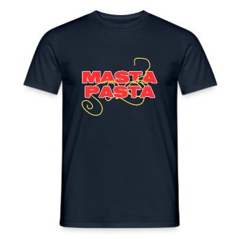 Italian pasta pur - Männer T-Shirt - Navy - Vorne - AI Model Male 178 light (178cm)