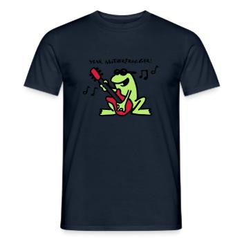 frog_n_roll_072011_a_3c - T-shirt homme - marine - Devant - AI Model Male 178 light (178cm)