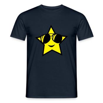 stern - Men's T-Shirt - navy - Front - AI Model Male 178 light (178cm)
