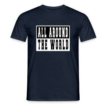 outdoors awesome different traveling fun funny - Männer T-Shirt - Navy - Vorne - AI Model Male 178 light (178cm)