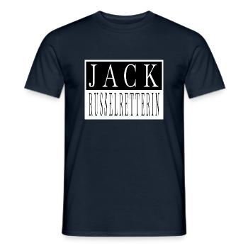 spaß hundeliebhaber bullterrier statement - Männer T-Shirt - Navy - Vorne - AI Model Male 178 light (178cm)