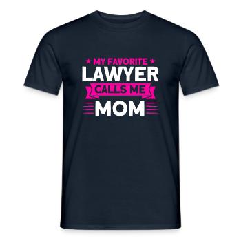 Lawyer Lawyer Lawyer Lawyer Gift - Men's T-Shirt - navy - Front - AI Model Male 178 light (178cm)