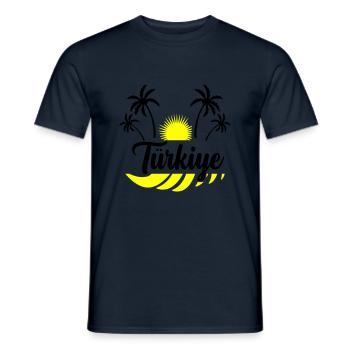 türkiye - Männer T-Shirt - Navy - Vorne - AI Model Male 178 light (178cm)