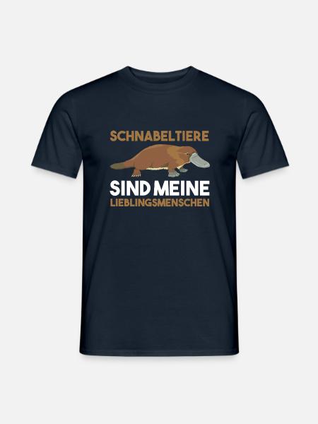 Platypus Schnabeltier - Männer T-Shirt - Navy