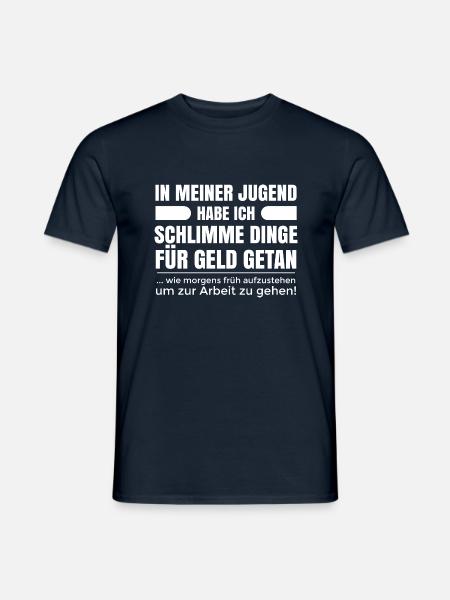 Pensionierung lustige Sprüche Rente Kollege - Männer T-Shirt - Navy
