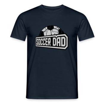 Champion Soccer Dad Logo - Männer T-Shirt - Navy - Vorne - AI Model Male 178 light (178cm)
