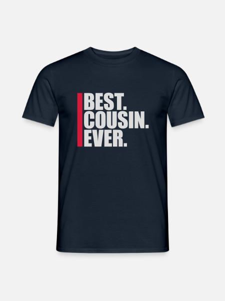 Citation du meilleur cousin de tous les temps - T-shirt homme - marine