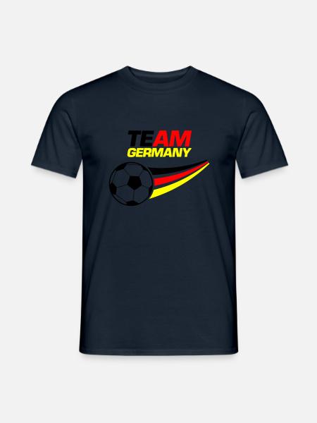 Team Germany Soccer - Men's T-Shirt - navy