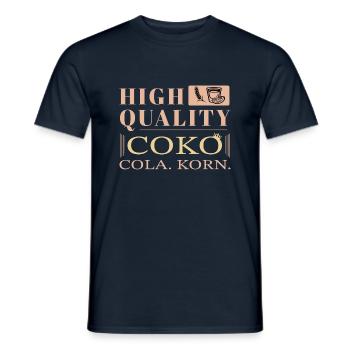 Born For Korn Spruch - Männer T-Shirt - Navy - Vorne - AI Model Male 178 light (178cm)