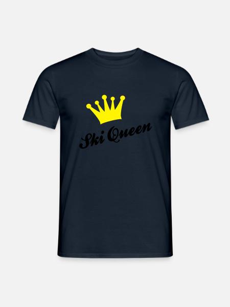 Ski - Männer T-Shirt - Navy