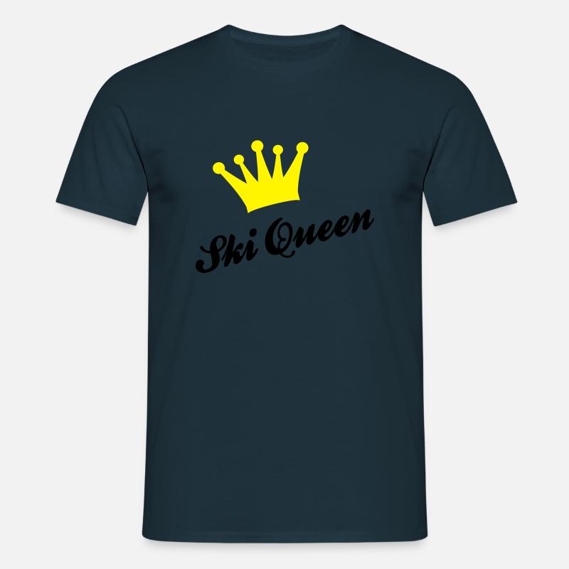 Ski - Männer T-Shirt - Navy