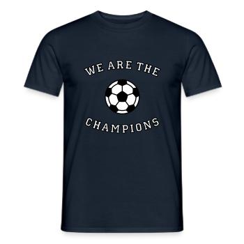 We are the champions (2C) - Men's T-Shirt - navy - Front - AI Model Male 178 light (178cm)