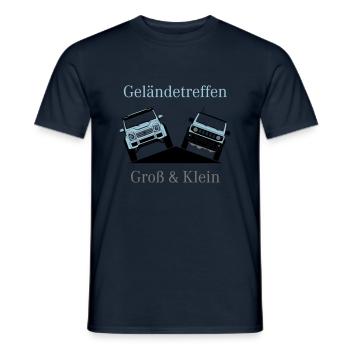 Gross & Klein Geländewagen Treffen - Männer T-Shirt - Navy - Vorne - AI Model Male 178 light (178cm)