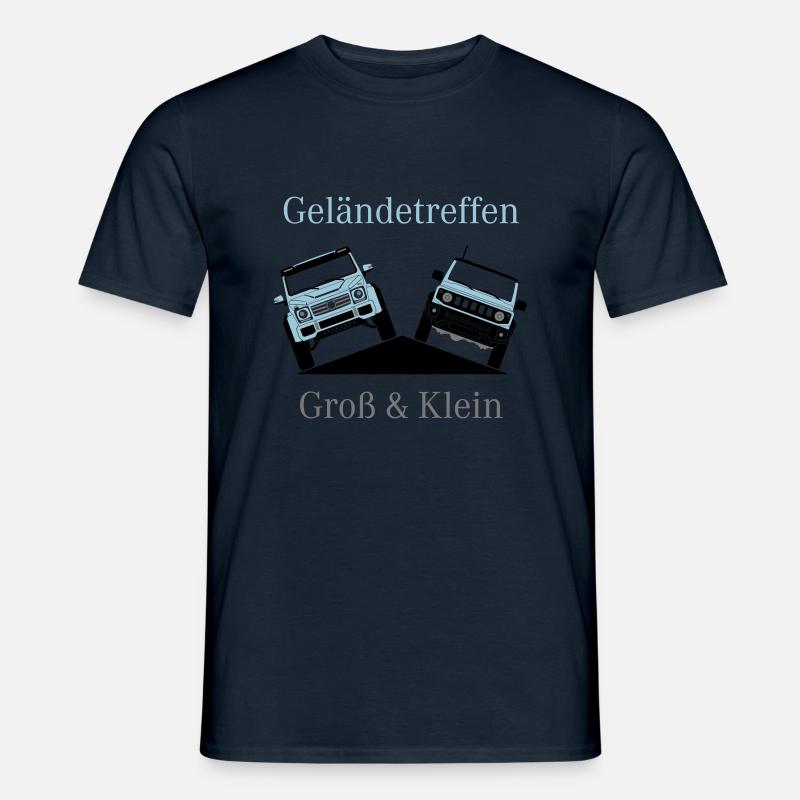Gross & Klein Geländewagen Treffen - Männer T-Shirt - Navy