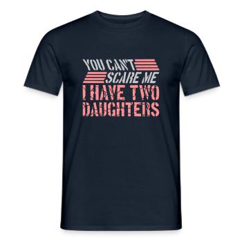 J’ai deux filles - T-shirt homme - marine - Devant - AI Model Male 178 light (178cm)