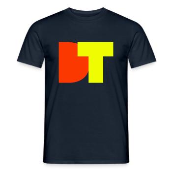 Do talk - Männer T-Shirt - Navy - Vorne - AI Model Male 178 light (178cm)
