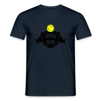 Tennis Team - Männer T-Shirt - Navy - Vorne - AI Model Male 178 light (178cm)