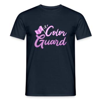Color Guard - Men's T-Shirt - navy - Front - AI Model Male 178 light (178cm)