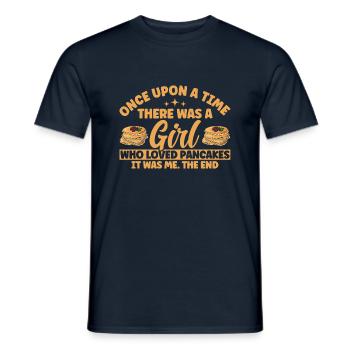 Pancakes Lovers Pancakes Pancakes Day - Men's T-Shirt - navy - Front - AI Model Male 178 light (178cm)