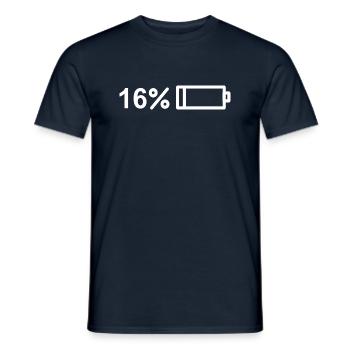 Enfin 16 ! Joyeux 16 ans! Doux 16! - T-shirt homme - marine - Devant - AI Model Male 178 light (178cm)