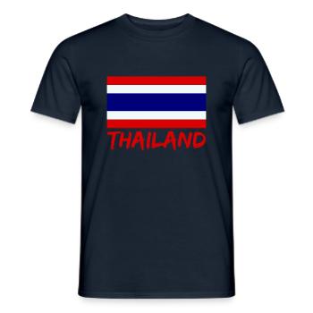 Thaïlande 1 - T-shirt homme - marine - Devant - AI Model Male 178 light (178cm)