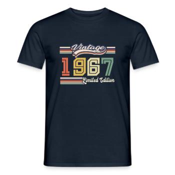Tolles Geburtstagsgeschenk 1967 seit 1967 kam - Männer T-Shirt - Navy - Vorne - AI Model Male 178 light (178cm)