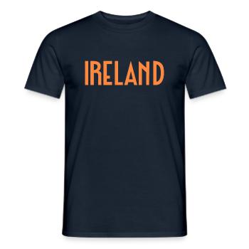 Irlande - T-shirt homme - marine - Devant - AI Model Male 178 light (178cm)
