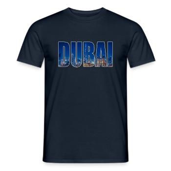 Dubaï - T-shirt homme - marine - Devant - AI Model Male 178 light (178cm)