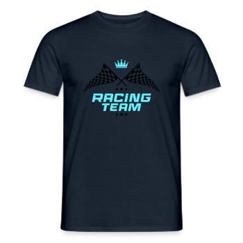 Racing Team - Men's T-Shirt - navy - Front - AI Model Male 178 light (178cm)