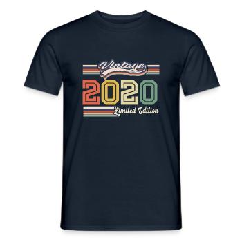 2020 Birthday Gift Awesome Since 2020 Came - Men's T-Shirt - navy - Front - AI Model Male 178 light (178cm)
