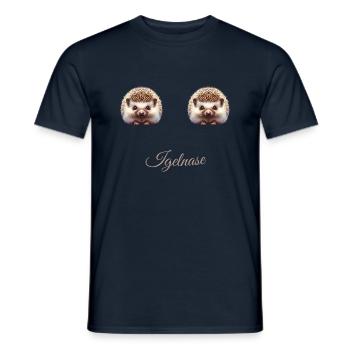 Igel nase - Männer T-Shirt - Navy - Vorne - AI Model Male 178 light (178cm)