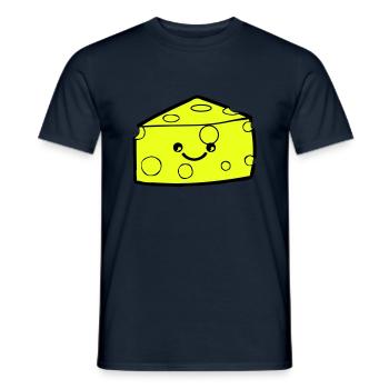 Cheese Smile - Männer T-Shirt - Navy - Vorne - AI Model Male 178 light (178cm)