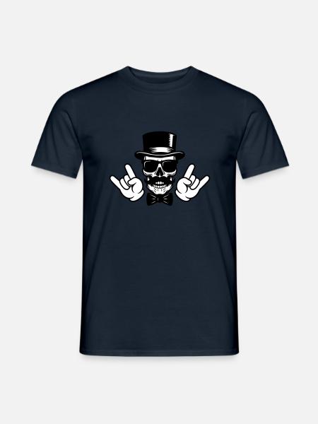 Crâne de marié - T-shirt homme - marine
