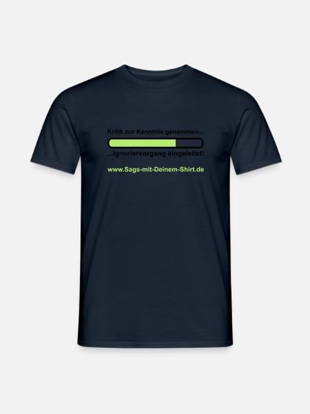 Ignoriervorgang - Promotion - Men's T-Shirt - navy
