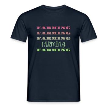Landwirtschaft - Männer T-Shirt - Navy - Vorne - AI Model Male 178 light (178cm)