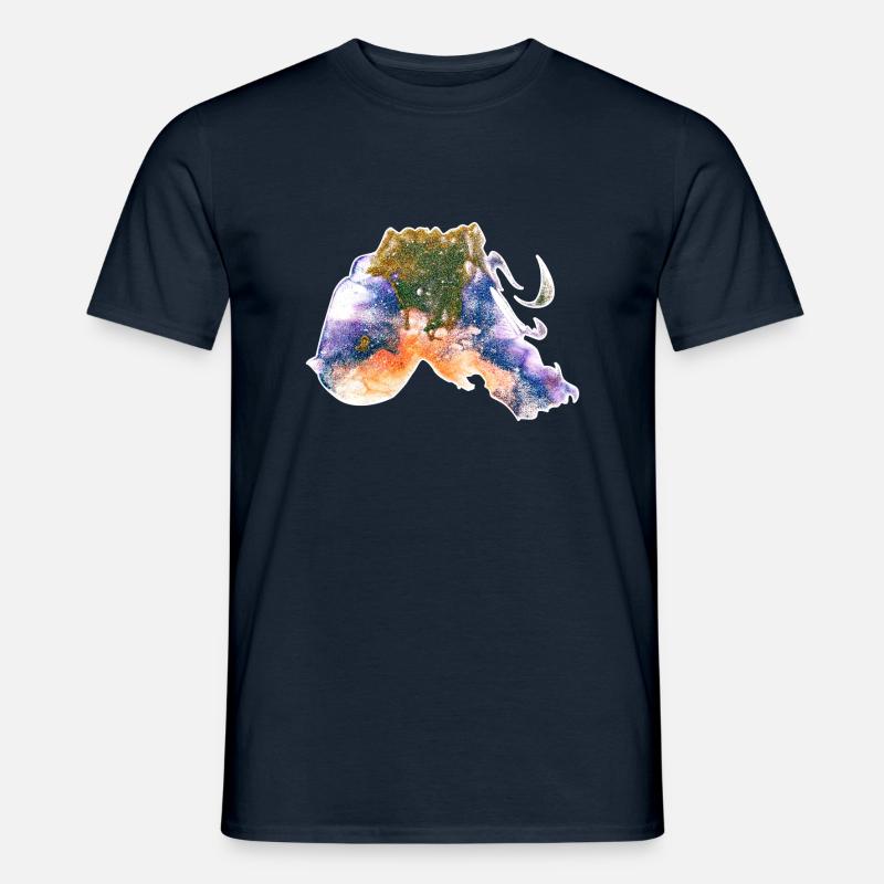 Farbfisch - Männer T-Shirt - Navy