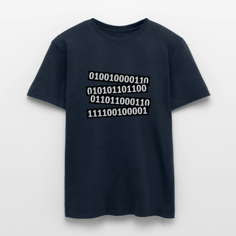 Binär Code Programm Sprache Männer T-Shirt