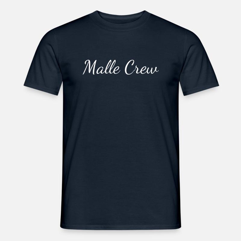 Malle Crew - Männer T-Shirt - Navy