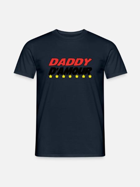 LOVE DADDY - Men's T-Shirt - navy