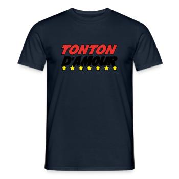 Onkel der Liebe - Männer T-Shirt - Navy - Vorne - AI Model Male 178 light (178cm)