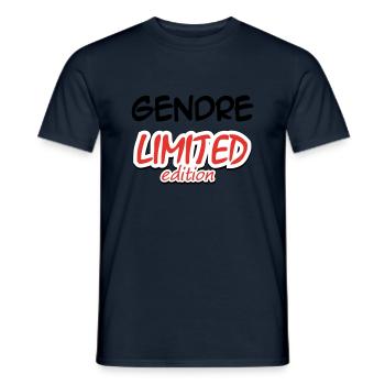 GENDRE LIMITED EDITION - Männer T-Shirt - Navy - Vorne - AI Model Male 178 light (178cm)