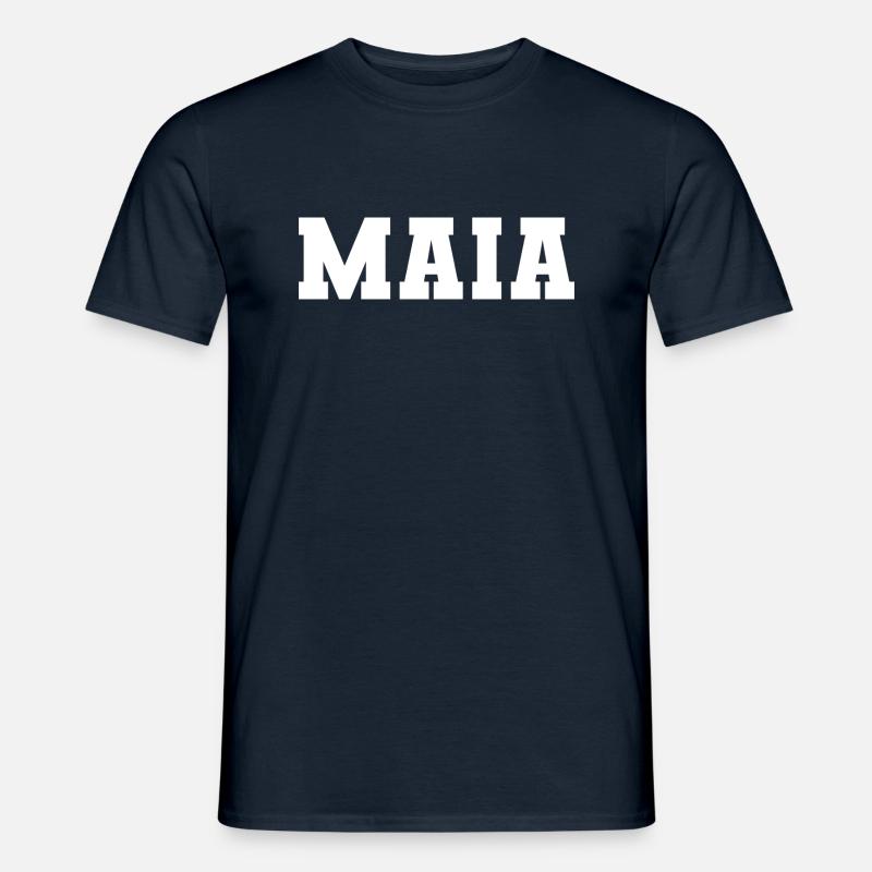 Name - Maia - Männer T-Shirt - Navy