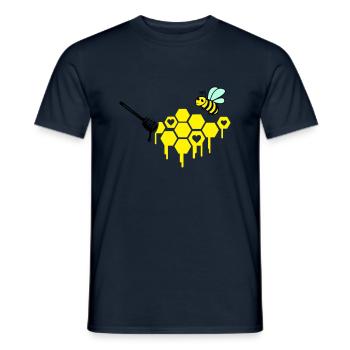 imker - Männer T-Shirt - Navy - Vorne - AI Model Male 178 light (178cm)