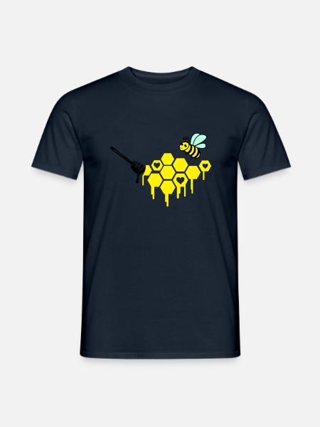 beekeeper - Men's T-Shirt - navy