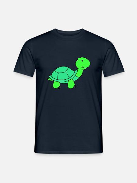 turtle - Men's T-Shirt - navy