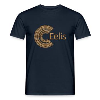 Pour l’anguille - T-shirt homme - marine - Devant - AI Model Male 178 light (178cm)