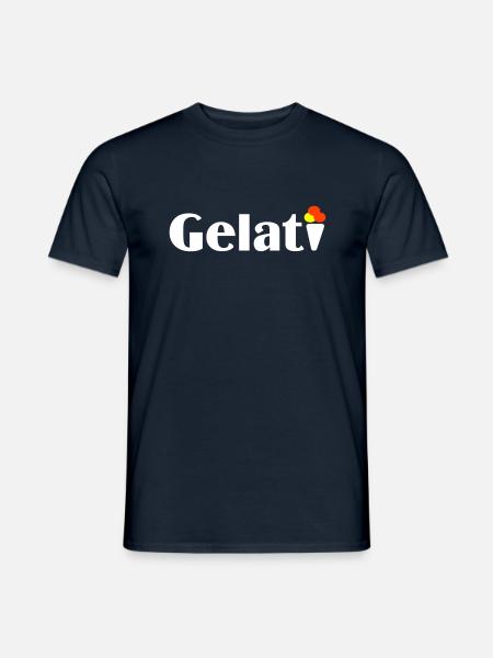 Gelati - Eis - Männer T-Shirt - Navy